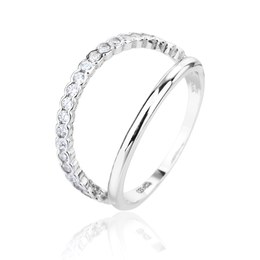 Prsten JVD SVLR1315XJ6BI stříbrný