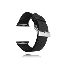 LAVVU LSXABX1 Černý kožený řemínek Top Grain pro APPLE WATCH 38-40 mm
