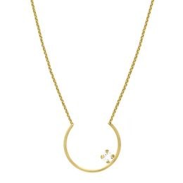 Stříbrný zlacený náhrdelník Victoria Cruz A3367-07DG