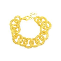 Náramek JVD SVLB0939S75GO18 stříbrný