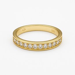 Zlatý prsten se zirkony