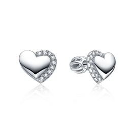MOISS stříbrné náušnice SRDCE