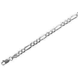 Stříbrný náramek "Figaro" TU-1007