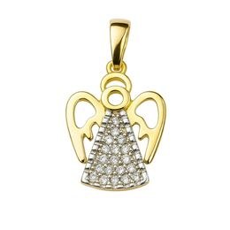 Zlatý 585/1000 přívěsek anděl 30124