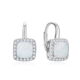 MOISS stříbrné náušnice OPÁL