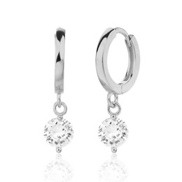 Náušnice JVD SVLE3407XJ6BI00 stříbrné