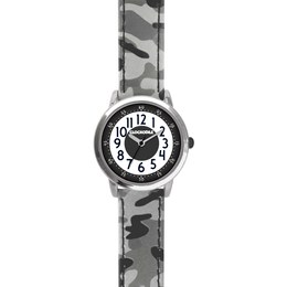 Svítící šedé chlapecké hodinky CLOCKODILE ARMY CWB0032