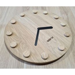 KUBRi 0503 - luxusní dubový konferneční stolek s kovovými nohami