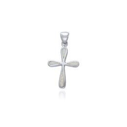 MOISS opálový stříbrný přívěsek KŘÍŽEK