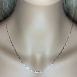 Zlatý 585/1000 řetízek vícebarevný žiletkový 1424