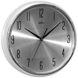 Adler 30286-silver- moderní hodiny s kovovým ciferníkem kryté zaobleným sklem