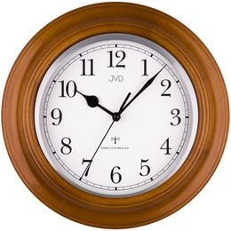 JVD NR27043/41 - dřevěné hodiny řízené signálem