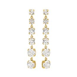 Stříbrné zlacené náušnice Victoria Cruz A3293-07DT