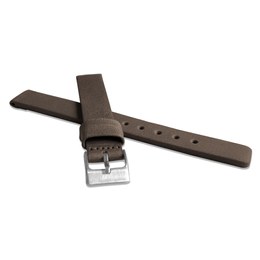 LAVVU LSCUC10 Tmavě hnědý hladký řemínek PLAIN z luxusní kůže Top Grain - 10