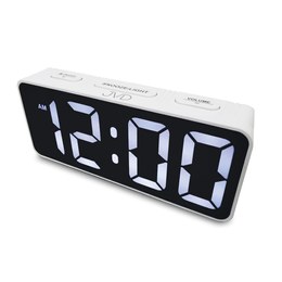 JVD SB524.3 - Stále svítící budík s napájením adaptérem nebo na baterie