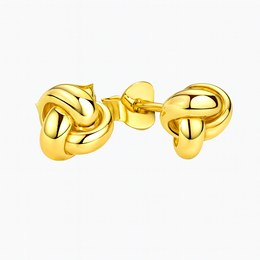 Zlaté 585/1000 náušnice Uzel - puzeta TU-3042