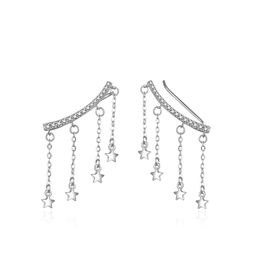 MOISS stříbrné záušnice HVĚZDA