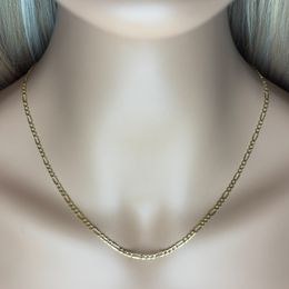 Zlatý 585/1000 řetízek z bílého zlata anker 1394