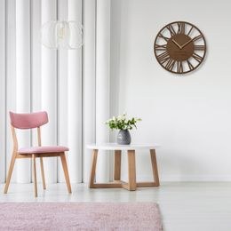 Flexistyle z54g - dubové nalepovací hodiny s průměrem 50-75 cm