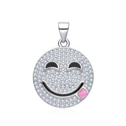 MOISS stříbrný přívěsek SMAJLÍK