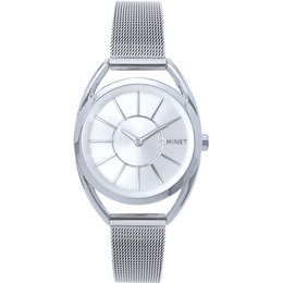 MINET Stříbrné dámské hodinky ICON SILVER MWL5234