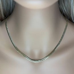 Zlatý 585/1000 řetízek z bílého zlata anker 1394