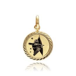 MOISS přívěsek ze žlutého zlata STŘELEC