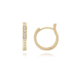 MOISS náušnice ze žlutého zlata