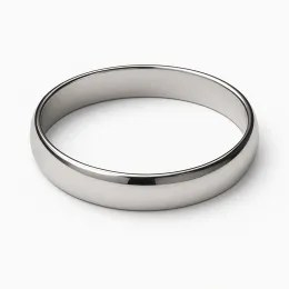 MOISS snubní prsten z bílého zlata 585/1000 - šíře 4 mm