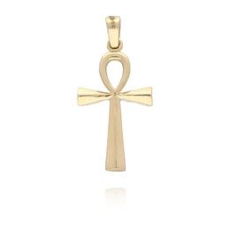 MOISS přívěsek ze žlutého zlata KŘÍŽEK