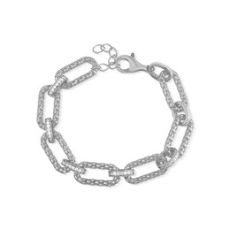 Náramek JVD SVLB0936S75BI18 stříbrný