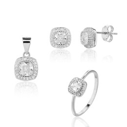 Stříbrný set JVD SVLS0128SJ6BI56