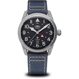 Hodinky PRIM Pilot Dual Time W91P.13250.A