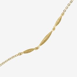 MINET Rose gold stříbrný náramek s přírodními perlami