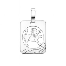 Stříbrný přívěsek zvěrokruh destička Lev