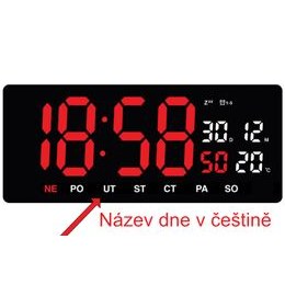 Nástěnné DCF hodiny s možností podsvícení TFA 60.3519.02