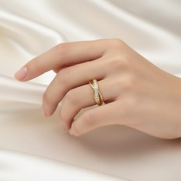 MOISS prsten ze žlutého zlata