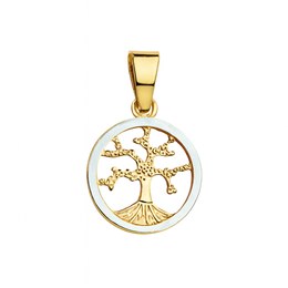 Zlatý 585/1000 přívěs Strom dvoubarevný TU-4055