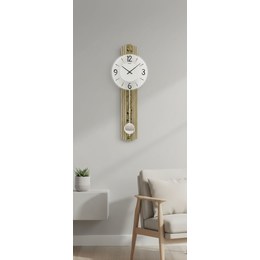 Hodiny CalleaDesign 10-003-2 Kron 32 cm stříbrná