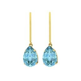 Stříbrné zlacené náušnice Victoria Cruz A3456-10DT