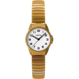 Dámské pružné hodinky LAVVU LWL5012 STOCKHOLM Small Gold