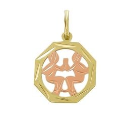 Zlatý 585/1000 přívěsek zvěrokruh Blíženci