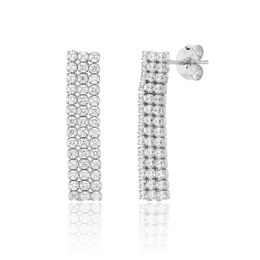 Náušnice JVD SVLE3357XJ6BI00 stříbrné