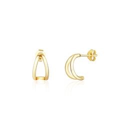 Náušnice JVD stříbrné