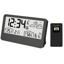 JVD RB3407.1 - Budík s měřením teploty a vlhkosti