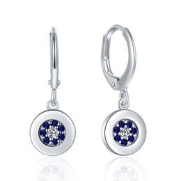 MOISS stříbrné náušnice KVĚTINA