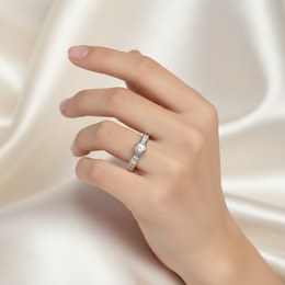 MOISS prsten ze žlutého zlata TRICOLOR