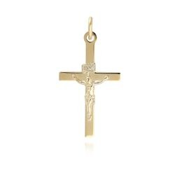 MOISS přívěsek ze žlutého zlata KŘÍŽ