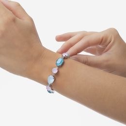 MINET Stříbrný náramek TLAPKA se srdíčkem