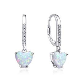 MOISS stříbrné náušnice OPÁL